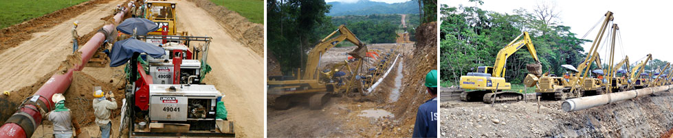 Construction of Pipelines and Gas Pipelines